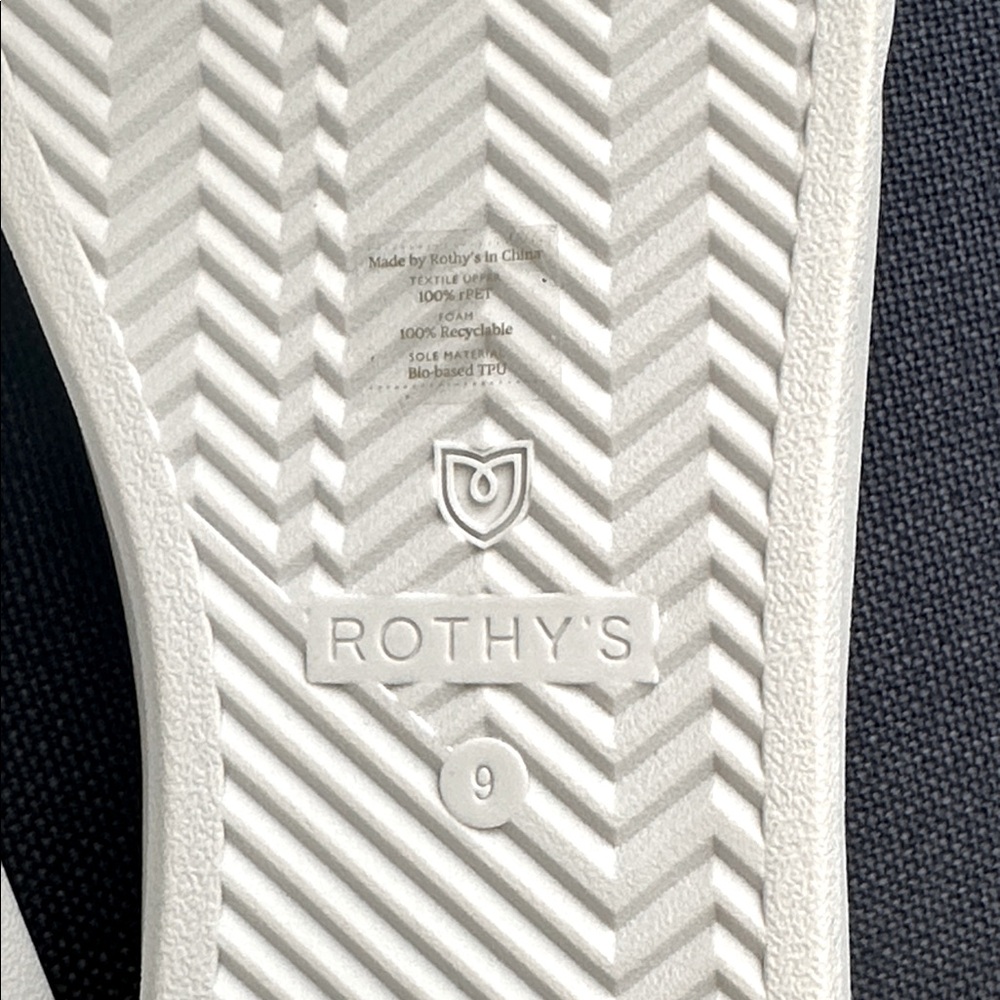 New Rothy’s The Lace Up Sneaker in Bright White - Women’s Size 9 - Picture 7 of 8